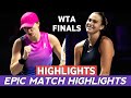 Iga Swiatek Magical Tennis vs Aryna Sabalenka Brutal Power Highlights - Wta Finals Tennis 1080P