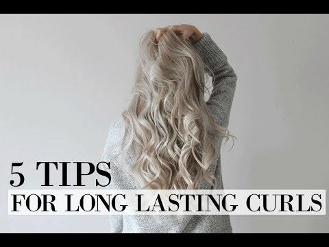 5 TIPS FOR LONG LASTING CURLS | How to make curls last all day 5 TIPS FOR LONG LASTING CURLS | How to make curls last all day
