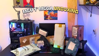 Meu 1° MEGA UNBOXING da shopee (muita coisa legal)