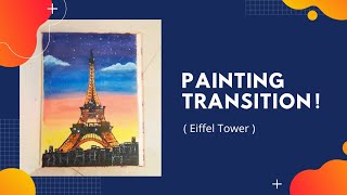 Eiffel Tower Painting transition 🗼😍#shorts #ytshorts #trending #viralshorts #trendingshorts