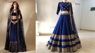 Blue Silk Lehenga Designs 2019 | Indian Fashion 2019