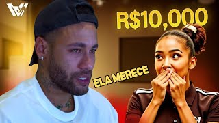 Neymar Surpreende Garçonete Humilde com Gorjeta de 10 Mil Reais!