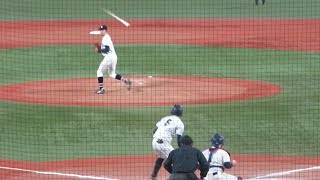 【中日3位】辻本倫太郎、西武1位武内夏暉にバットをすっ飛ばす