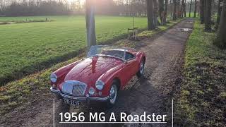 Driving a 1956 MGA Roadster in excellent condition