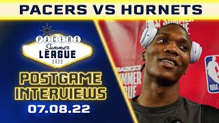 Indiana Pacers Postgame Media Availability (vs. Charlotte Hornets) | July 8, 2022