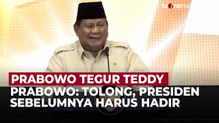 Waduh! Prabowo Tegur Mayor Teddy karena Tak Undang Jokowi saat Resmikan Proyek | OneNews Update