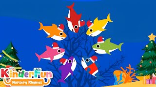 Baby Shark Christmas Color Song | Christmas Baby Shark | Kinderfun Nursery Rhymes \u0026 Baby Songs