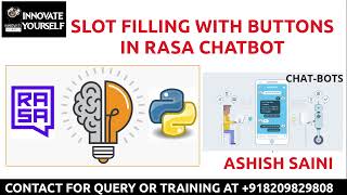 SLOT FILLING WITH BUTTONS IN RASA CHATBOT | INNOVATE YOURSELF