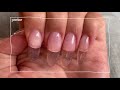 sub 롱~ 프렌치 그라데이션 네일 셀프네일아트 french nails polygel nails tutorial