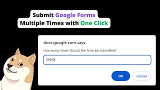 How to fill google form multiple times automatically with Borang Chrome Extension