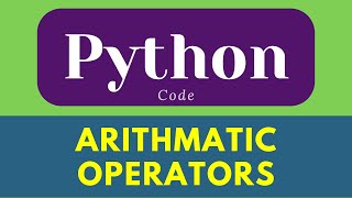 Arithmatic Operator in Python #shorts #python #tech #tutorial #Shorts