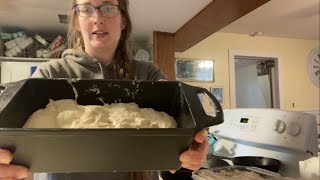 Peasant Bread (Simple, No Knead!) and Home-Canned Pot Pie #cookwithme #homesteading #recipies