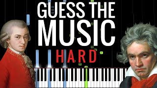 Guess Classical Music HARD Edition! (Piano Quiz)