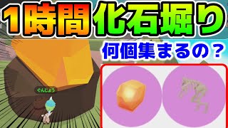 【一緒に遊ぼう】琥珀と化石はなんこ集まるの？1時間本気で化石堀りをした結果【PlayTogether】