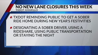 TxDOT Amarillo 'Know Before You Go' for New Year's week