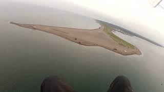 To Miscou Island by Paramotor | NB Beach Flying