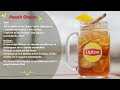 peach ocean cocktail with lipton ice tea by manolis lykiardopoulos refreshyourmood