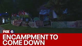 UWM encampment removal agreement reached | FOX6 News Milwaukee