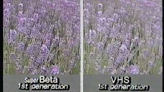 1985 Sony Super Betamax vs. VHS promo sales tape.