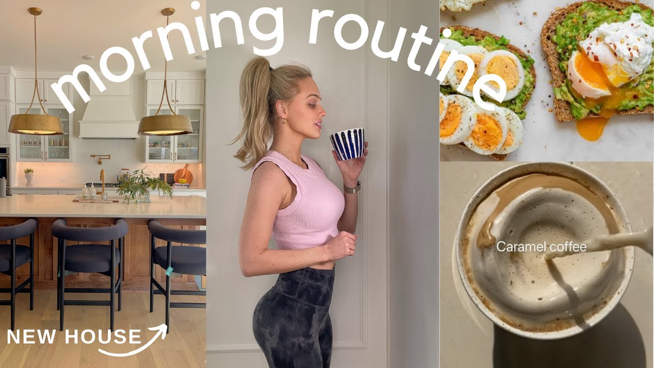 7AM PRODUCTIVE MORNING ROUTINE IN MY NEW HOUSE - YouTube