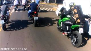 Motoclube Adrenalina na veia, quase 100 motos no role em Sto Anastácio part 2 !!