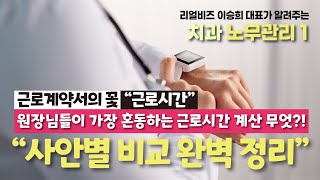 치과 노무관리 1 : 근로계약서의 꽃 \