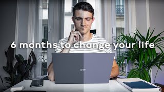 How To Change Your Life In 6 Months - The Progress = Happiness Equation