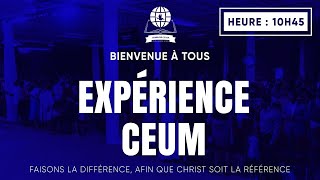 EXPÉRIENCE CEUM | COMPLEXE CEUM | 18/06/2023.