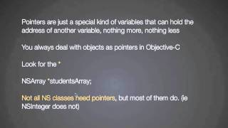 appBuilderTV.com Objecive-c Pointers