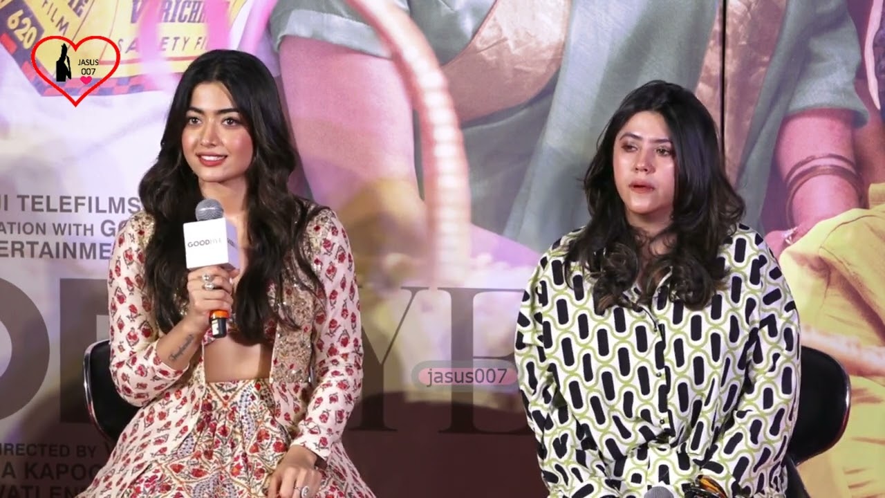 GOODBYE TRAILER LAUNCH ! RASHMIKA MANDANNA ! EKTAA KAPOOR,VIKAS BAHL ...