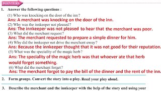 3.2 The Magic Herb Question Answer Tenses 6th Class English Subject Page No. 58 \u0026 59 by Zameer Sir