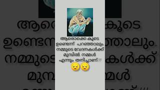 വേദനകൾക്കു മുമ്പിൽ നമ്മൾ എന്നും തനിച്ചാണ് #malayalam #motivation #shortsfeed #viralvideo #shorts