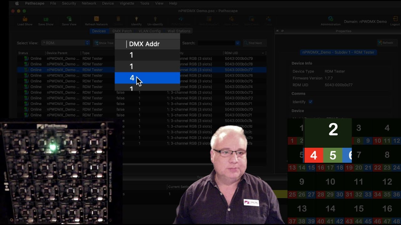 10 Npwdmx Rdm Functionality Youtube