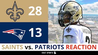 New Orleans Saints News + Rumors After 28-13 Win vs. Patriots: Jameis Winston & Alvin Kamara Shine