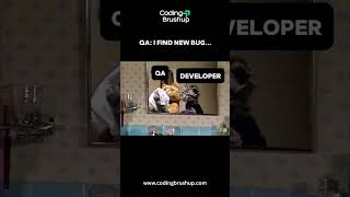 QA vs Developer 😂 | When QA Finds a New Bug | Coding Humor