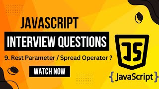 JavaScript Rest Parameters & Spread Operator Explained | LearnCodeWithGK | Interview Prep 2024