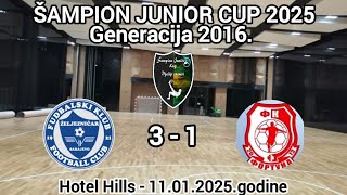 FK Željezničar (BIH) - FK Fortuna (SRB) 3:1 (Šampion Junior Cup 2025), Generacija 2016.