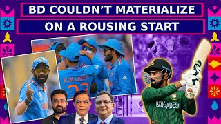 BAN Couldn’t Materialize On A Rousing Start | IND vs BAN | World Cup 2023 | Caught Behind