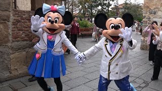 TDS ミッキーミニーの「今日も頑張ろうね」お見送りディズニー Disney's friends Greeting\