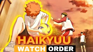 How to watch Haikyuu!! in Best Order 2023