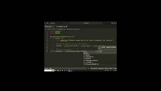 Generate Secure Passwords in Python in 1 Minute! 🔒 #Shorts