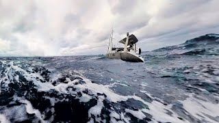 NIGHTMARE OFFSHORE SAIL: HUGE WAVES, STORMS \u0026 NOWHERE TO GO - Ep 220