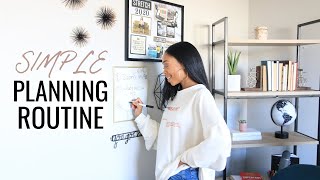 My SIMPLE Weekly Planning Routine to Get Things Done | How I Plan My Week