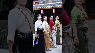 Beautiful Tibetan Girl In Traditional outfit #tibetan #tibetanculture #tibet #outfits #chupa #outfit