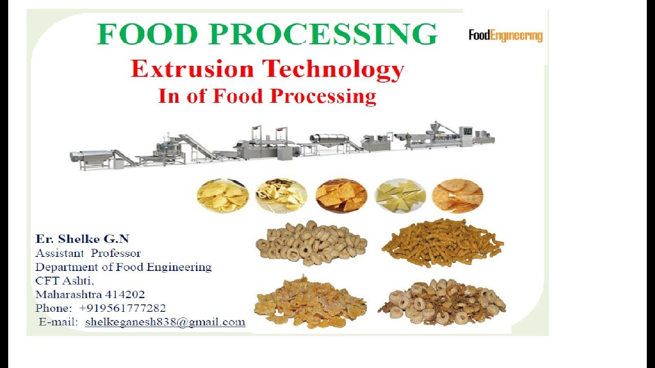 Extrusion Food Processing Technology - YouTube