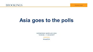 Asia goes to the polls