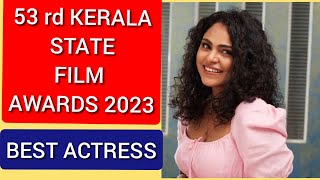 best actress 53 rd kerala state film awards 2023 malayalam film rekha vincy aloshious film rekha