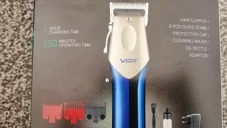 Unboxing VGR (voyager) V-162 Professional Hair Clipper | Reviewed : Best Quality \u0026 Easy to use