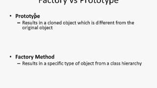 design pattern Factory vs Prototype Tamil tutorial