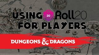 Using Roll20 for Players (5th Edition Dungeons and Dragons)